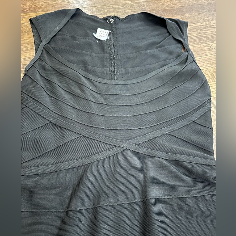 Herve Leger Icon Bandage Mini Dress - Picture 6 of 9
